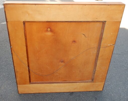 1950' Mirror Art Deco Mahogany Light Style Maxime Old 100 X 100 cm - Image 5