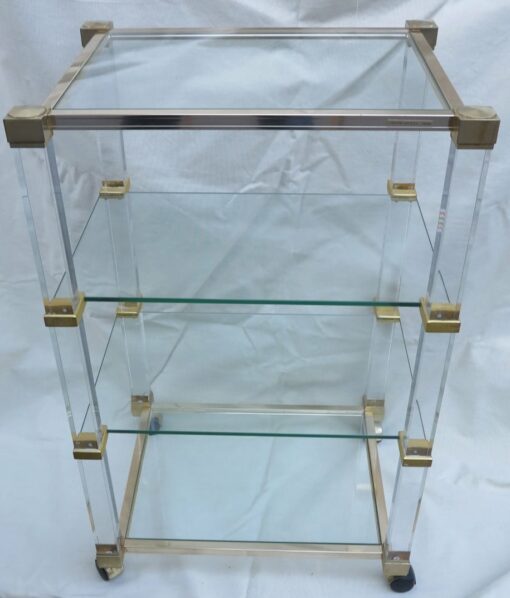 Shelf has castors Pierre Vandel