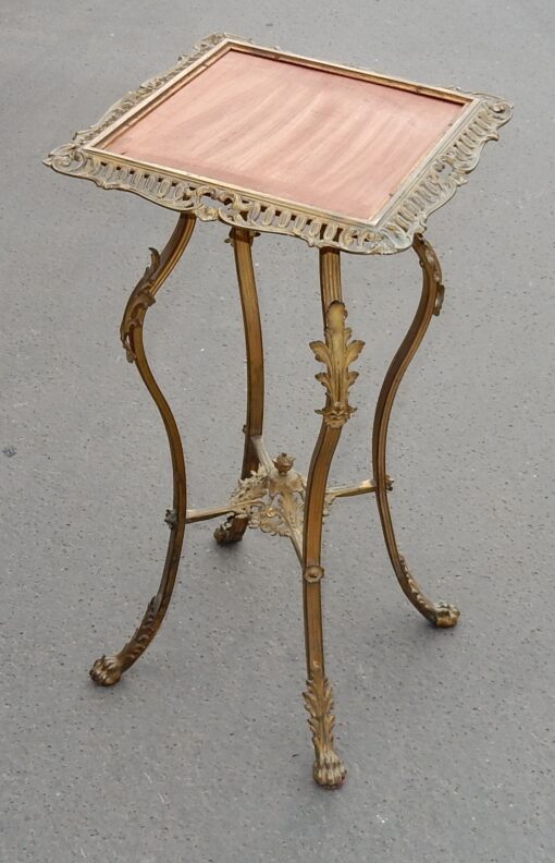 1880/1900' Sellette Style Louis XIV Bronze Et Opaline – Image 8