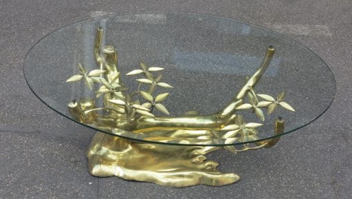 1950/70  Coffee Table in the Bonsai on Golden Bronze Sand Dune Willy  Daro or Duval Brasseur