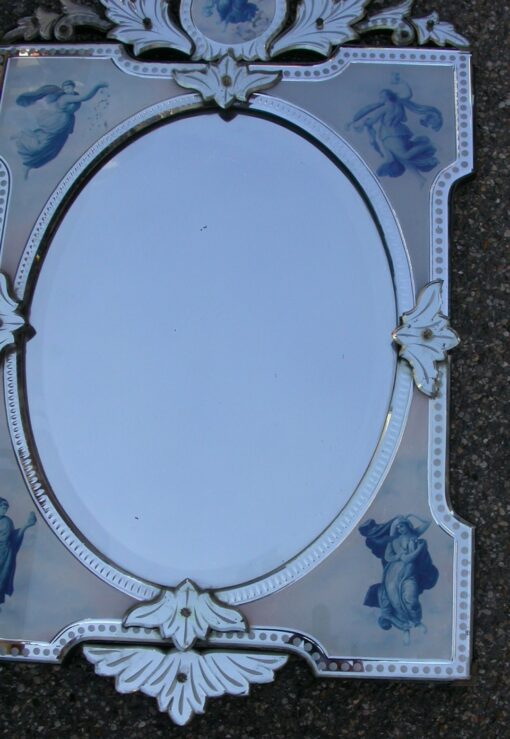 Miroir vénitien aux 4 saisons allégorie de la Femme – Image 3