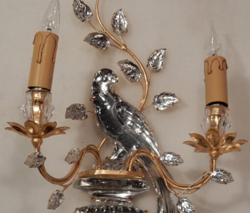 1970' Wall Lamp has the Parakeet Maison Bagués - Image 7