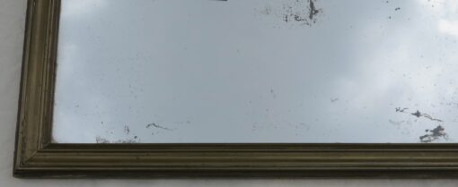 Old mercury mirror with brass frame - Image 6