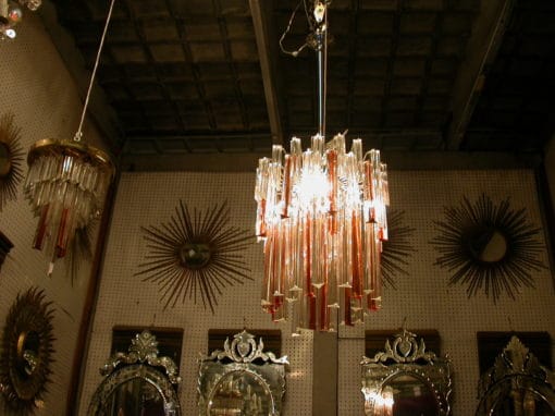 Lustre glaçon et ses 2 plafonniers – Image 2