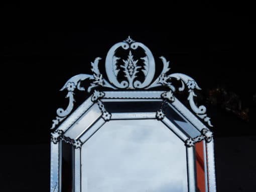 1880/1900 Miroir St Louis XIV a Pareclose Tain Argentique 114 X 72 – Image 2