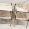 1970' Paire de Tables avec Marbre Maison Baguès – Image 4