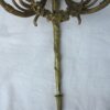 Pair sconces bronze of style empire heads  eagles and masks - Image 3