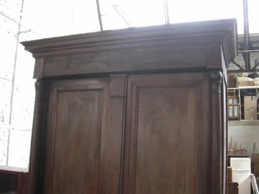 1800' Empire Cabinet with Detached Columns and Crosses - Image 3