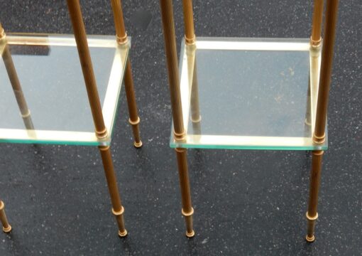 1950/70' Pair  of Stools Maison Bagués   25 X 25 cm - Image 5