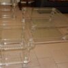 1970' Coffee Table in Lucite ROMÉO  Size  1m00 X 1m00  + 2 Ends of Sofa Same Model - Image 2