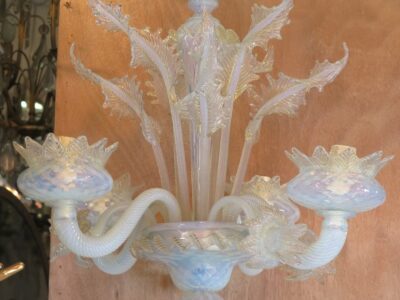 Chandelier Murano Bue colour