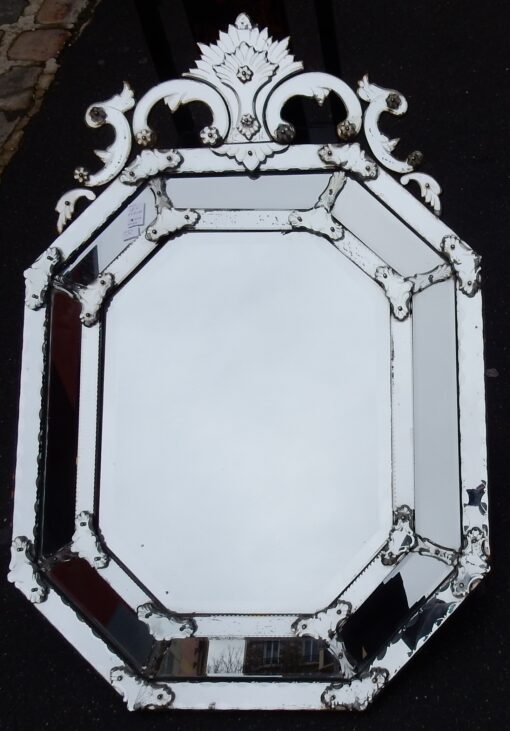 1820/50 Miroir St L XIV a Pareclose Tain Mercure 140 X 96 cm