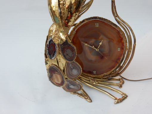 1970 'Enlightening Clock with Parrot FERNANDEZ or DUVAL BRASSEUR For HONORE - PARIS - Image 5