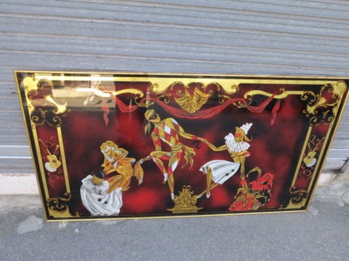 Comedia del Arte > églomisé glass panel - Image 5
