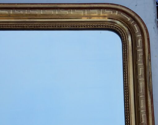 1880' Miroir Louis Philippe de Style  Decor Motifs Grecs 118 x 85 cm – Image 4