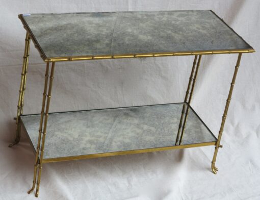 70' Shelf in Brass Maison Baguès 72 X 33 cm - Image 3