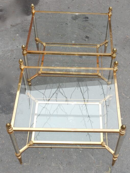1950/70' Paire de Bouts de Canapé Maison Jansen 48 X 62 X H 49 cm – Image 5
