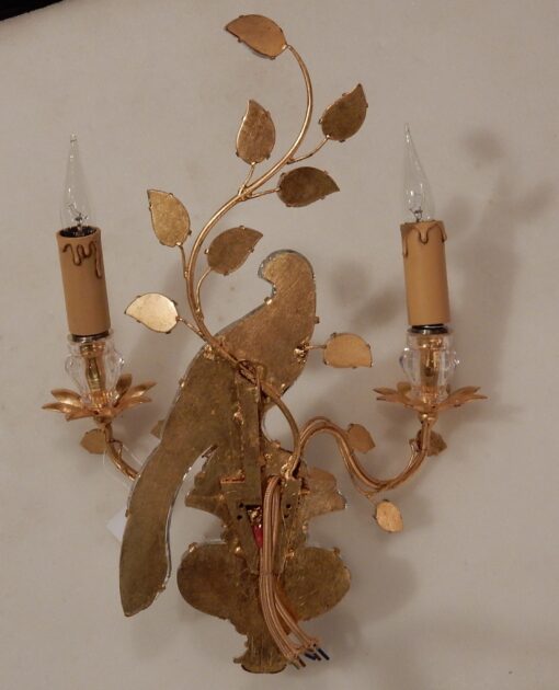 1970' Wall Lamp has the Parakeet Maison Bagués - Image 2