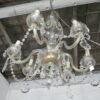 1950' Lustre Style Bohême 6 Bras de Lumières Hauteur 90 Diamètre 68 cm – Image 5