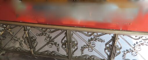 1950' Buffet Fer Forgé et Miroirs – Image 8