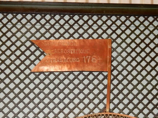1950 ' Pair of Ornamental Railings has Decoration of Montgolfiéres - Image 3