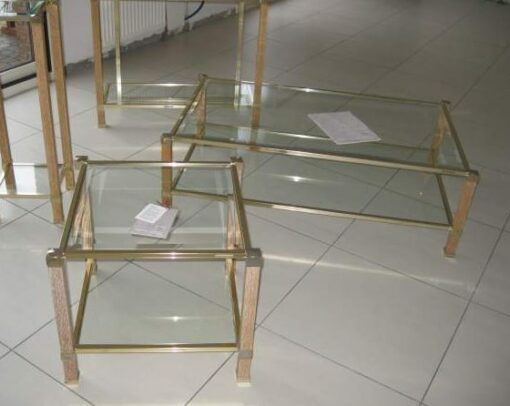 Paire de Bouts de canapé chêne Pierre Vandel – Image 4