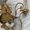1970' Pair Wall Lamp has the Parakeet Style Baguès - Image 6
