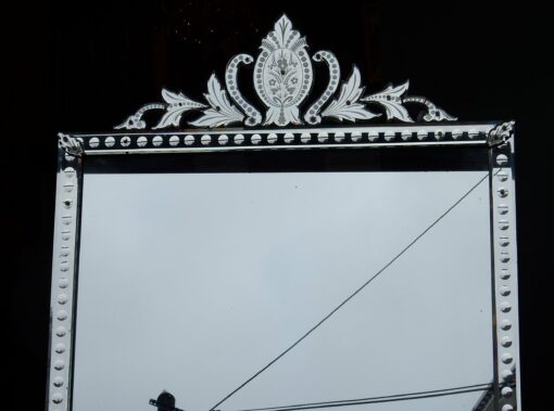 1900 'Venice Mirror With Pediment Bubbles With oedi 184 X 110 cm - Image 2