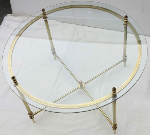 1950/70' Coffee table Maison Bagués bronze and her 4 tables - Image 2