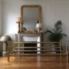 1970 'Sofa 3 Seater Maison Jansen Brass Model Bamboo - Image 4