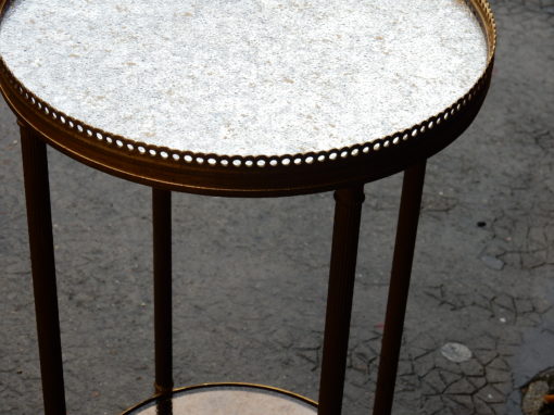 1950/70 Stand Table  Gilded Brass Maison Bagués - Image 8