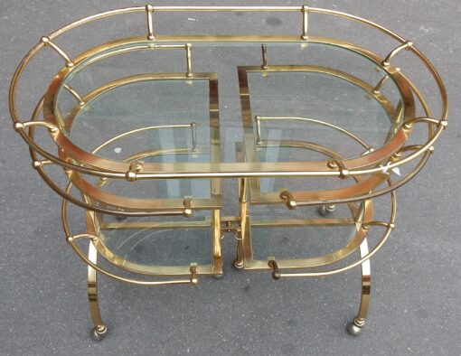 1970 'Modular Rolling Bar Polished Brass - Image 4
