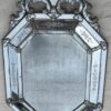 1880' Mirror Venice Octagonal Has Front Wall Silvering Mercury Oxyded - Image 3