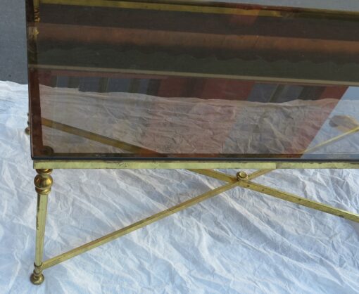 Coffee table metal gilded with spacer - Image 4