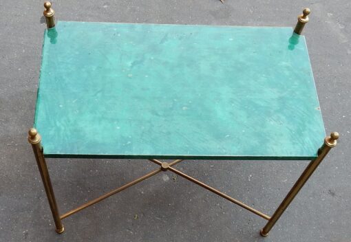 1970 'End of Sofa Aldo Tura Damascene Brass - Image 2