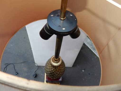 1970' Floor Lamp in the Style of Lancel With Pin Apple - Image 5