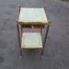 1950/70' End of sofa or pedestal with tops in onyx 35X35X H 70 cm