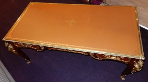 1880/1900 Napoleon III Flat Desk at Espagnolette style According to Cressent - Image 4