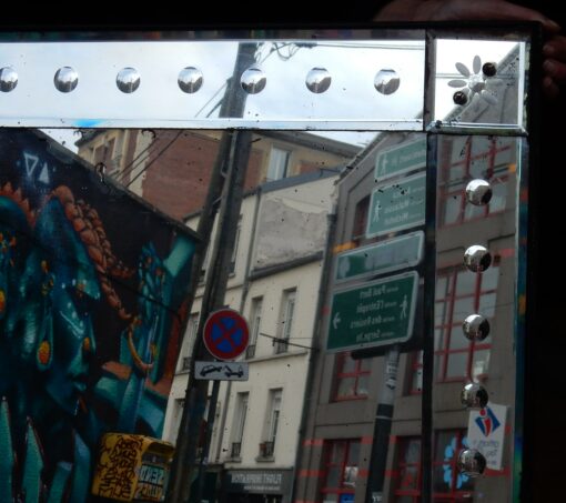1950 'Venice mirror with bubbles 120 X 100 cm - Image 3