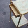 1950/70' End of sofa or pedestal with tops in onyx 35X35X H 70 cm - Image 3