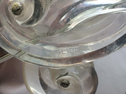 Miroir art deco aux rinceaux signé Lalique 65 x 86 – Image 3