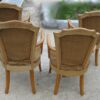 4 art deco armchairs - Image 3
