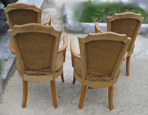 4 art deco armchairs - Image 3