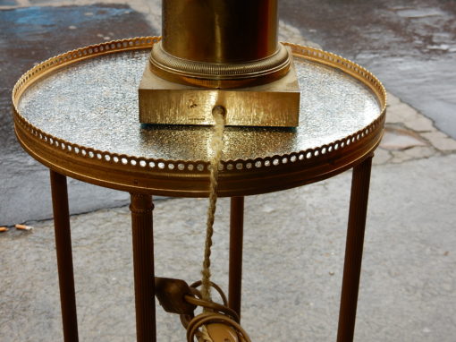 1950/70 Pin Apple  Bronze Lamp Signed  Charles & Fils - Image 3