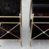 1950/70' Pair of Shelves has 3 levels Maison Bagués With Black Opaline - Image 6