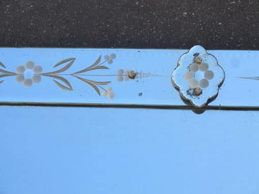1900' Venice mirror with flowers 130 x 80 - Image 6