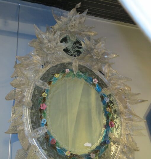 Murano mirror with leaves - Image 6