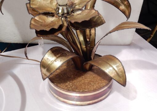 1970 "Plant Enlightening in Brass  Maison Jansen 3 Heads - Image 4