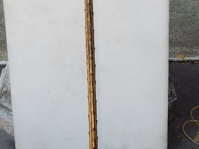 1950/70 Golden Bronze Lamppost Maison Charles Model Palm Tree 3 Amounts