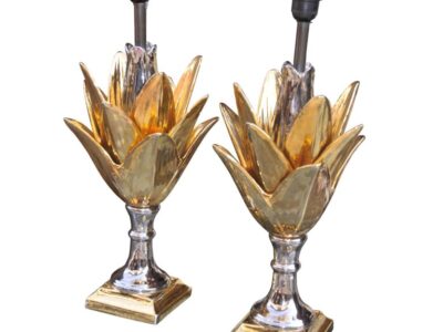1970' Pair of Lamps in Ceramic